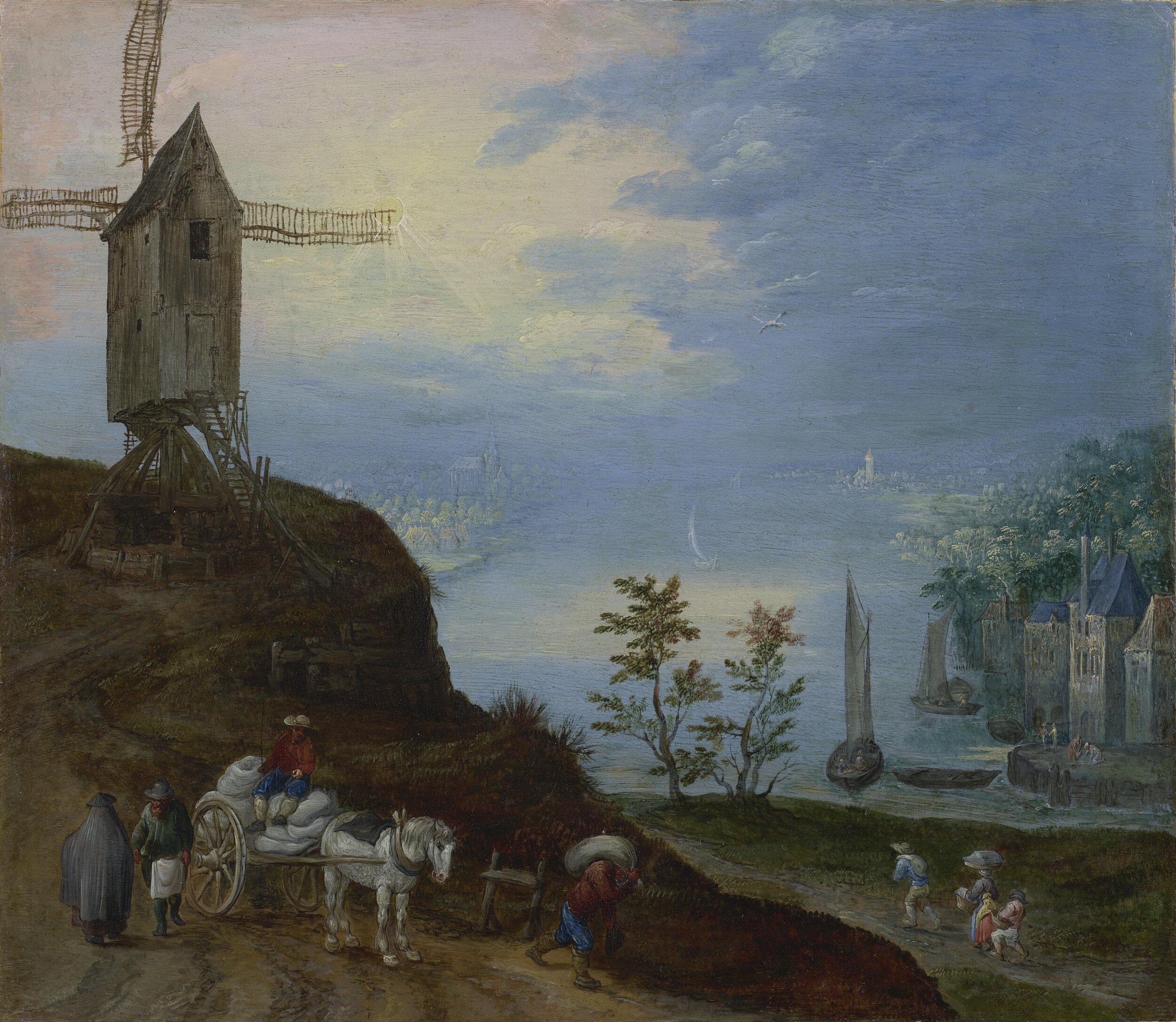 Stalbemt, Adriaen van, Windmill on a Hill — LAWRENCE STEIGRAD FINE